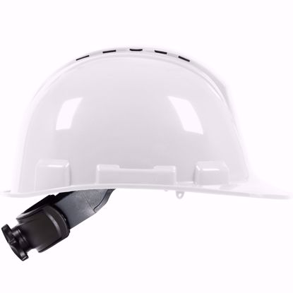 Picture of PIP  E & B LOGO Vented, Cap Style Hard Hat with HDPE Shell, 4-Point Textile Suspension and Wheel Ratchet Adjustment, PER EACH