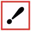 Picture of GHS PS vinyl label, 2" X 2", HARMFUL IRRITANT, 5/sheet, PER SHEET
