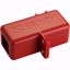 Picture of BatteryBlock Cable Lockout - Small, ABS Plastic, Red, 1/4' Cable Length, PER EACH