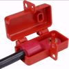 Picture of BatteryBlock Cable Lockout - Small, ABS Plastic, Red, 1/4' Cable Length, PER EACH