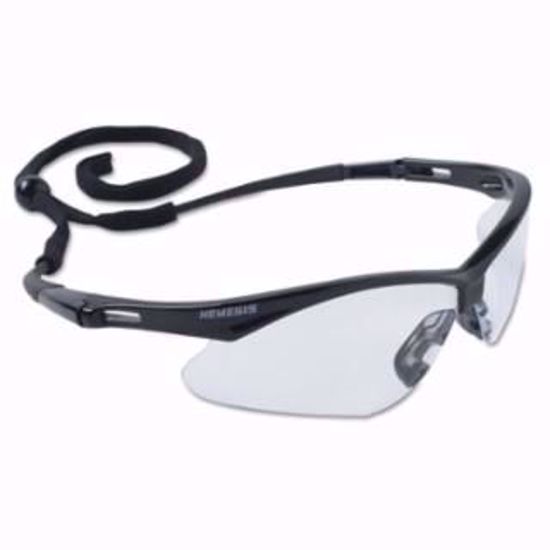 Picture of V30 Nemesis™ Safety Glasses, Clear, Polycarbonate Lens, Anti-Fog, Black Frame/Temples, Nylon, PER DZ