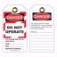 Picture of Danger - Do Not Operate Tuff Tags (Pack Of 10), PER PACK
