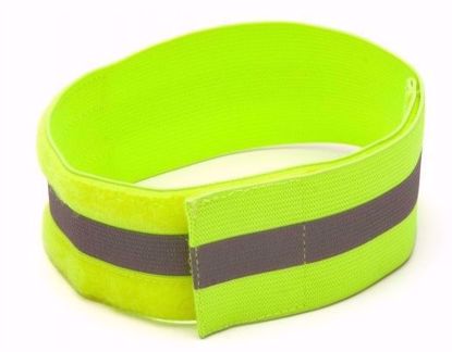 Picture of Reflective leg band, Lime/Silver, PER EACH