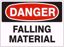 Picture of 7x10 DANGER FALLING MATERIALS Plastic Sign, PER EACH