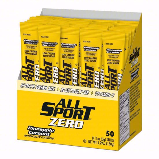 Picture of All Sport, Pineapple Coconut Powder, Zero sugar, 50PK, Per Pack
