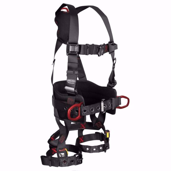 Picture of FT-Iron® 3D Construction Belted Full Body Harness, Tongue Buckle Leg Adjustments, CHOOSE SIZE!
