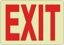 Picture of Glow EXIT sign, 7" X 10" Plastic
